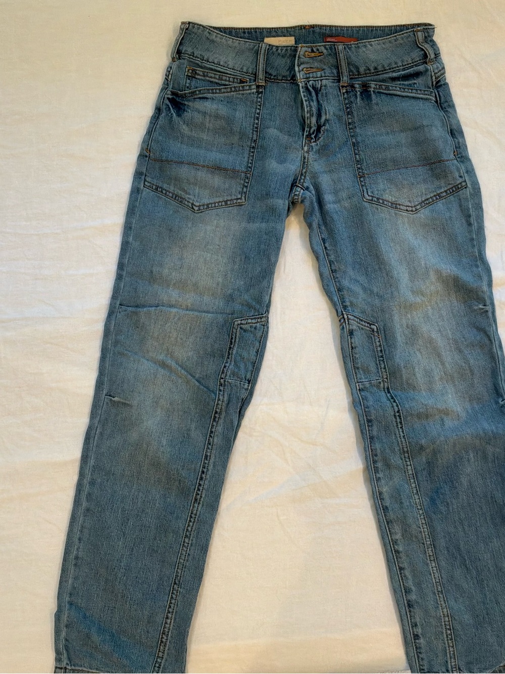 Anthropologie Light Blue Boyfriend Jeans